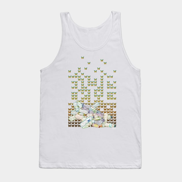 Plastic stays, bye nature. Tank Top by santiaguer